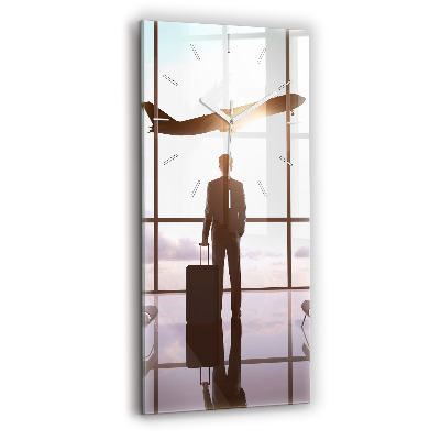 Orologio verticale Uomo all'aeroporto