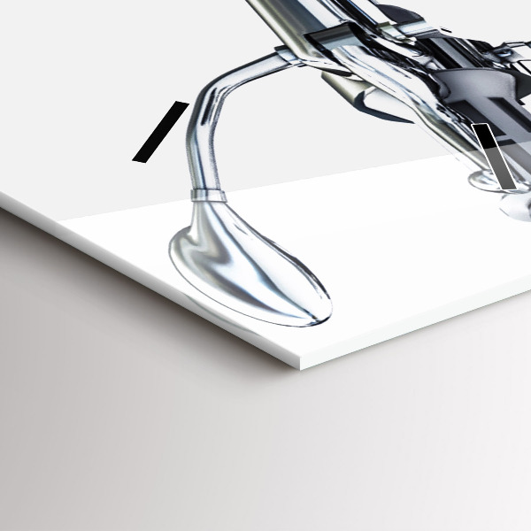 Orologio verticale Motocicletta nera