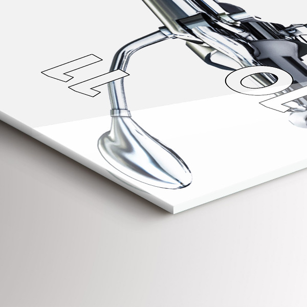 Orologio verticale Motocicletta nera