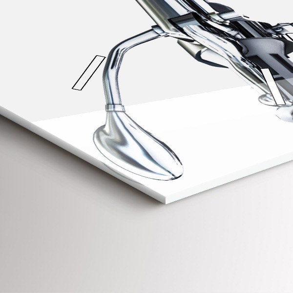 Orologio verticale Motocicletta nera