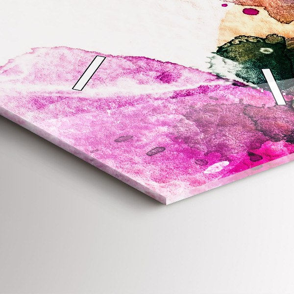 Orologio verticale Volto di donna astratto