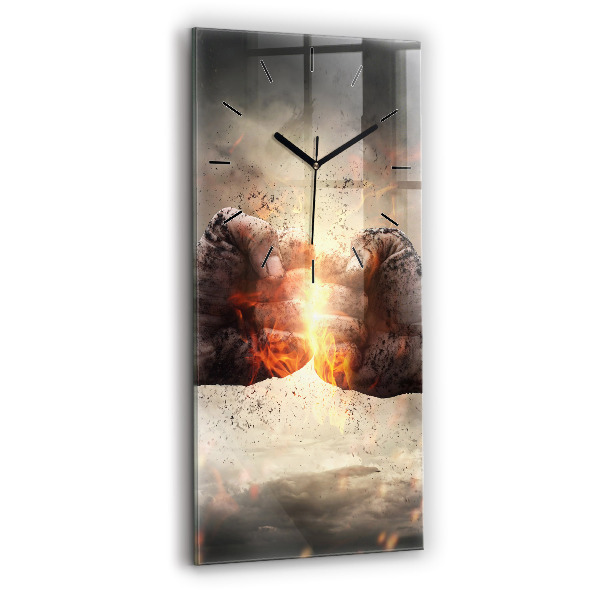 Orologio verticale Pugni Forza Potenza