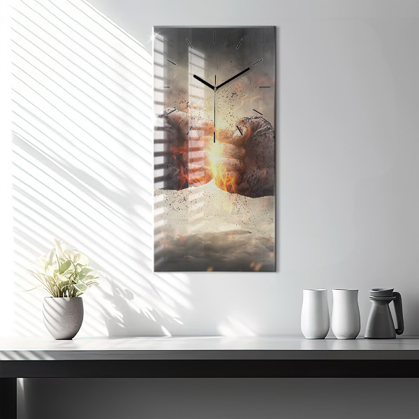 Orologio verticale Pugni Forza Potenza