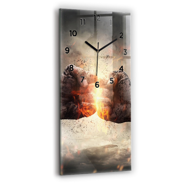Orologio verticale Pugni Forza Potenza