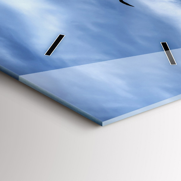 Orologio verticale Tramonto sul lago