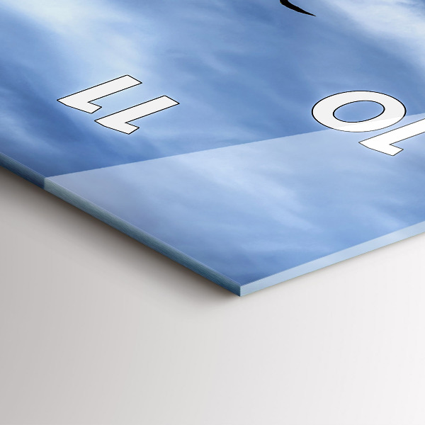 Orologio verticale Tramonto sul lago