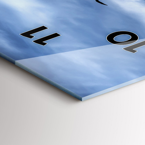 Orologio verticale Tramonto sul lago