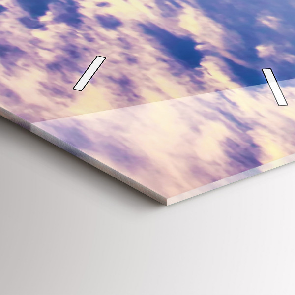 Orologio verticale Tramonto New York