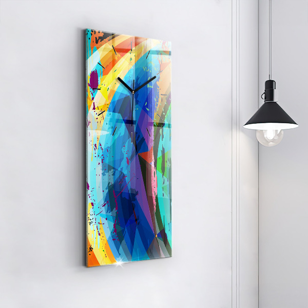 Orologio verticale Sfondo astratto