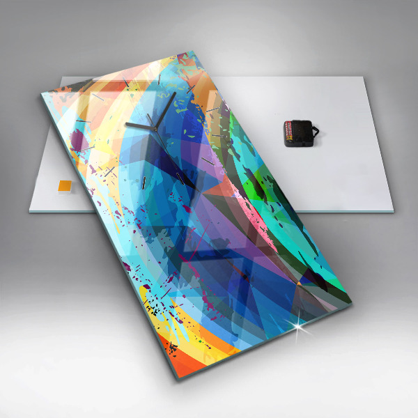 Orologio verticale Sfondo astratto