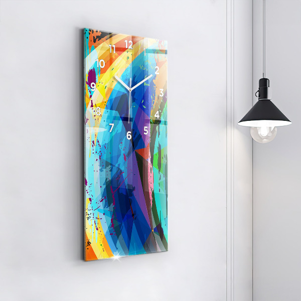 Orologio verticale Sfondo astratto