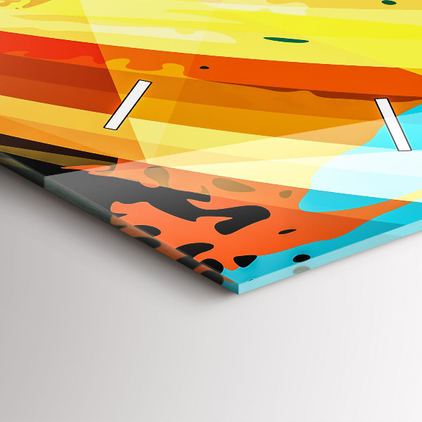 Orologio verticale Sfondo astratto