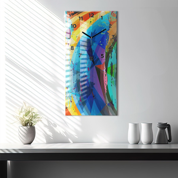 Orologio verticale Sfondo astratto