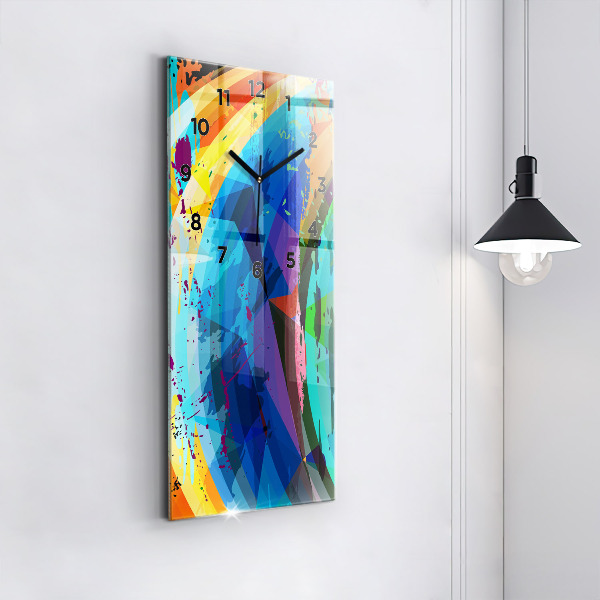 Orologio verticale Sfondo astratto