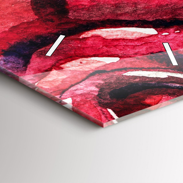 Orologio verticale Ritratto colorato di una donna