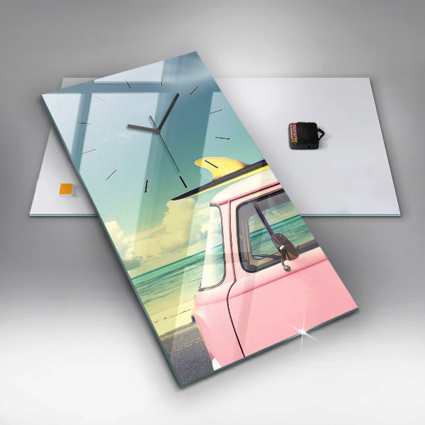 Orologio verticale Auto con tavola da surf