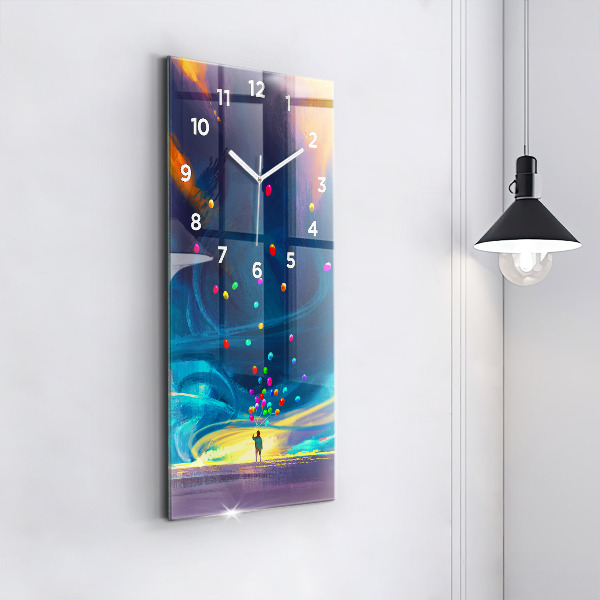 Orologio verticale Bambino e palloncini