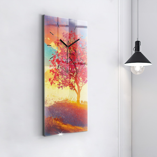 Orologio verticale Paesaggio autunnale