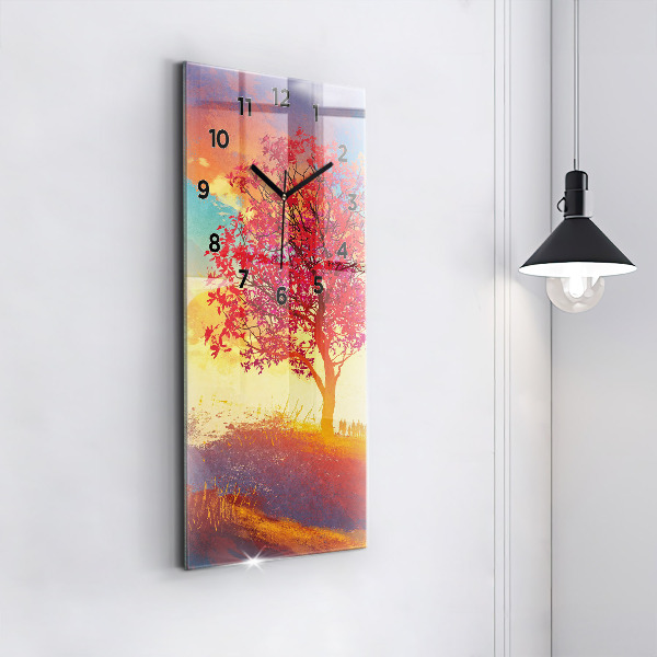 Orologio verticale Paesaggio autunnale