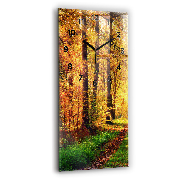 Orologio verticale Paesaggio autunnale della foresta