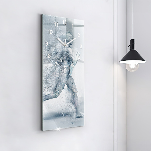 Orologio verticale Uomo che corre