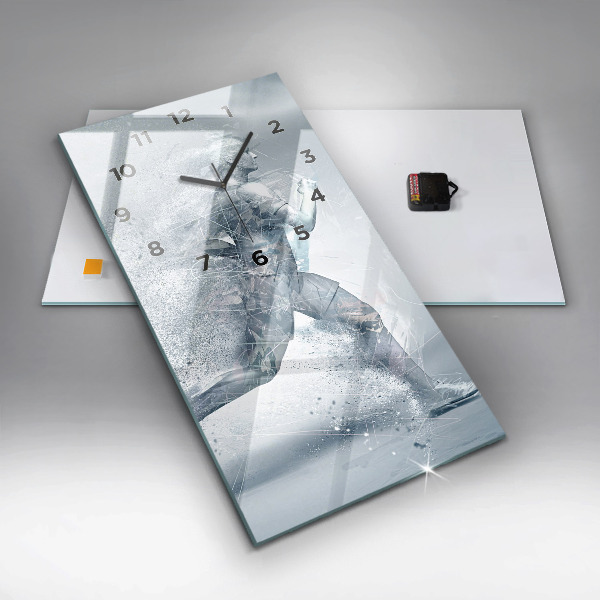 Orologio verticale Uomo che corre