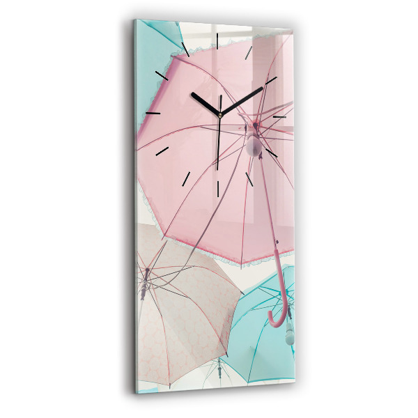 Orologio verticale Ombrelli pastello