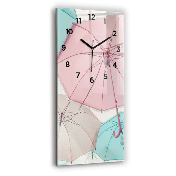 Orologio verticale Ombrelli pastello