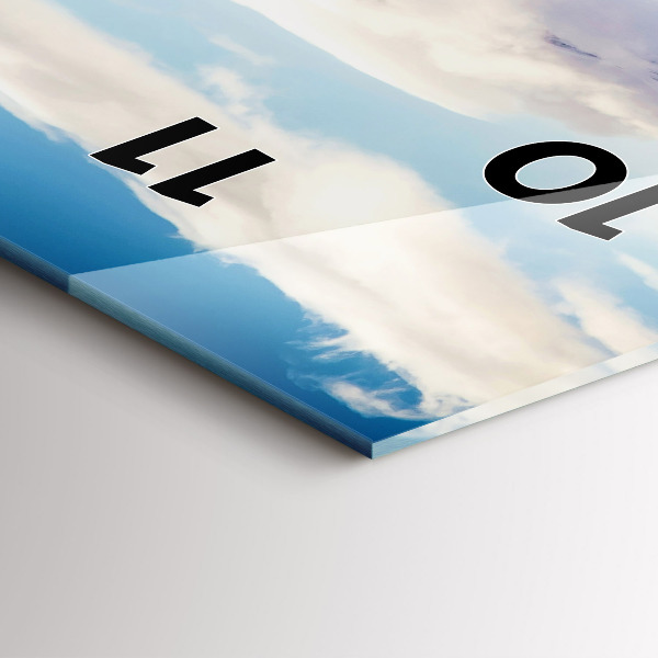 Orologio verticale Vista lago