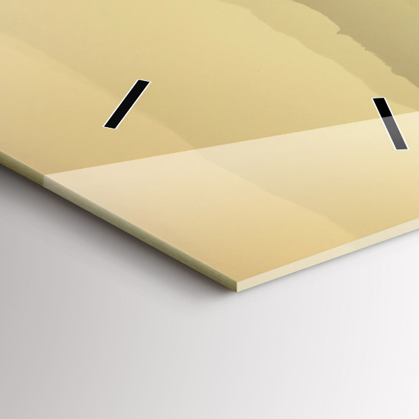 Orologio verticale Pendii montuosi nebbiosi