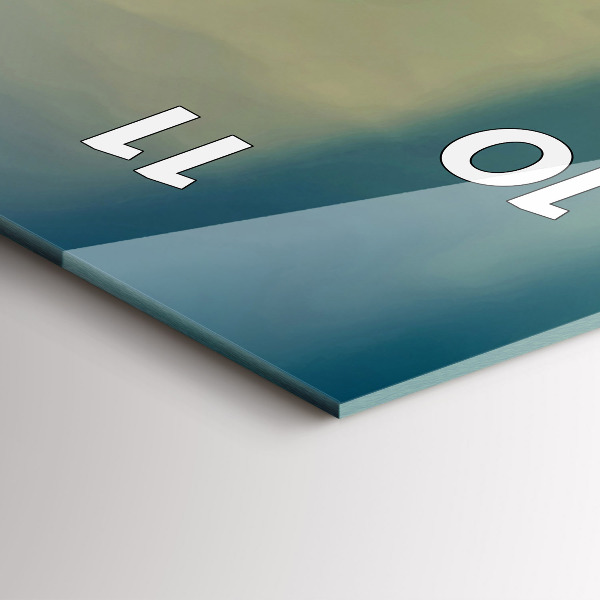 Orologio verticale Faro sull'acqua