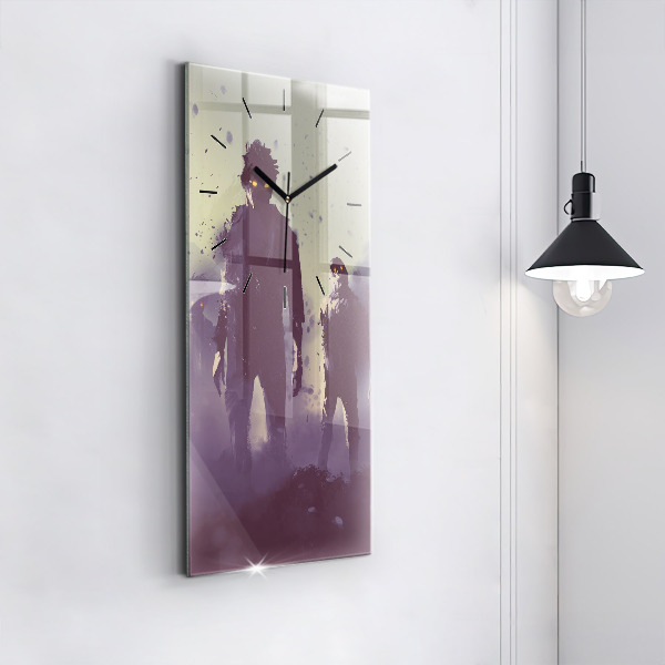 Orologio verticale Zombie di notte - Halloween