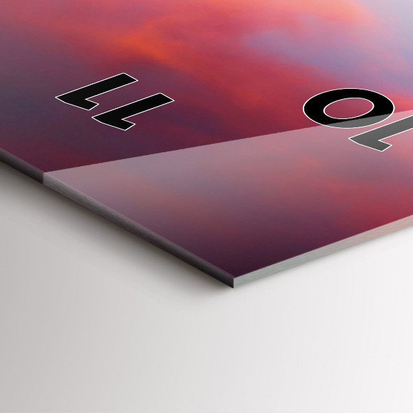 Orologio verticale Stellisee lago Cervino