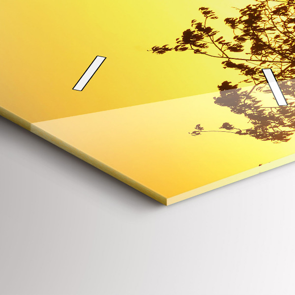 Orologio verticale Nebbia all'alba