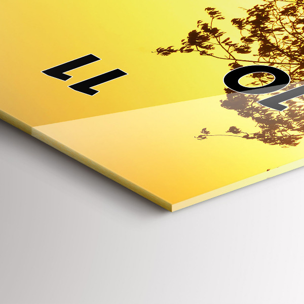 Orologio verticale Nebbia all'alba