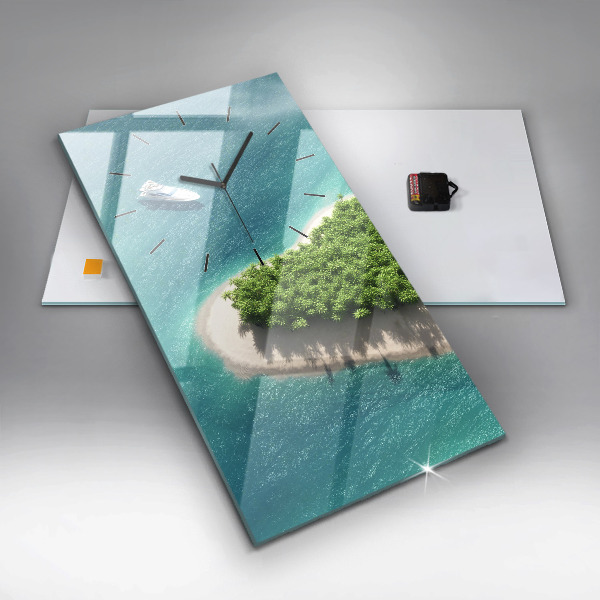 Orologio verticale Isola del cuore