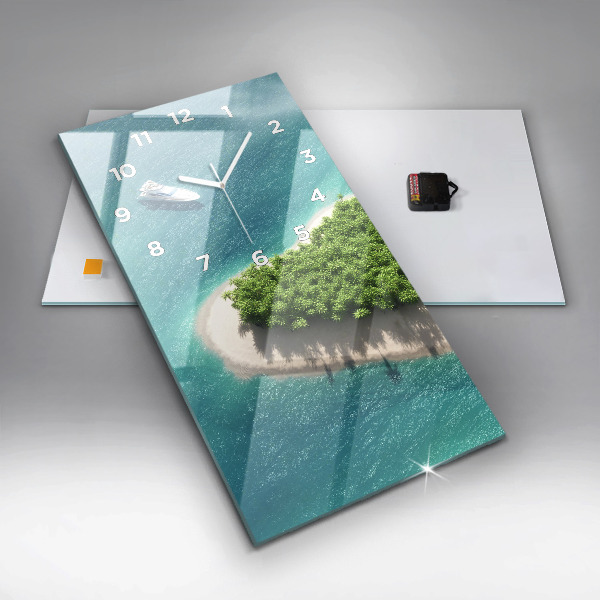 Orologio verticale Isola del cuore