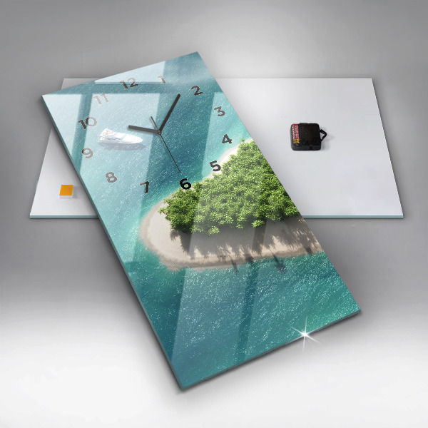 Orologio verticale Isola del cuore