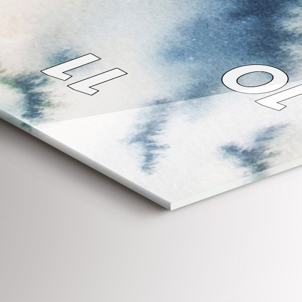 Orologio verticale Pescatore sul lago