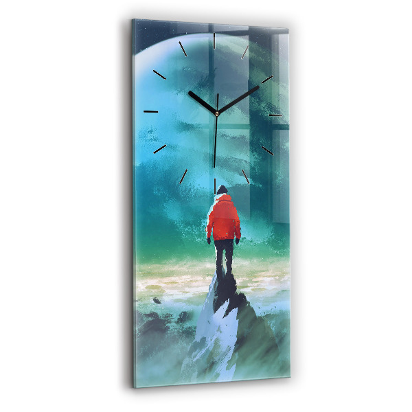 Orologio verticale L'uomo sulla luna