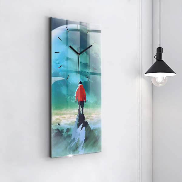 Orologio verticale L'uomo sulla luna