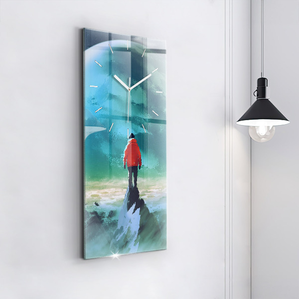 Orologio verticale L'uomo sulla luna