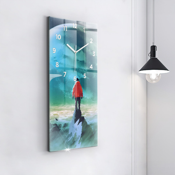 Orologio verticale L'uomo sulla luna