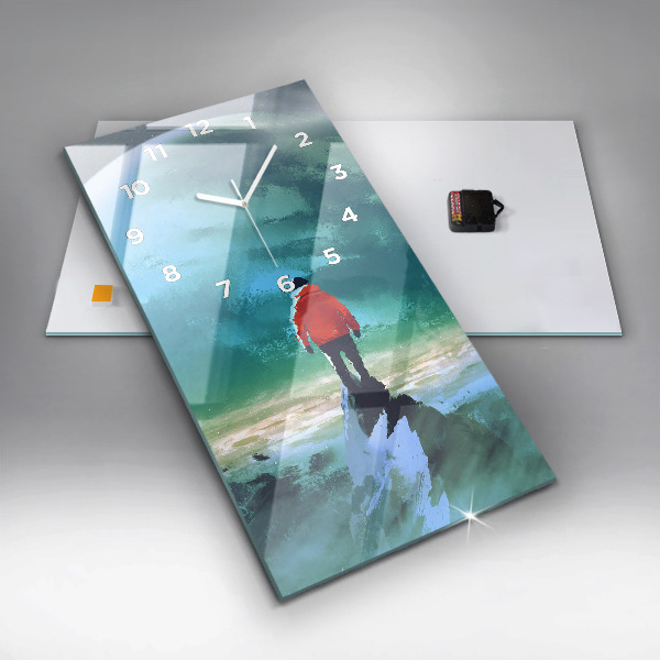 Orologio verticale L'uomo sulla luna