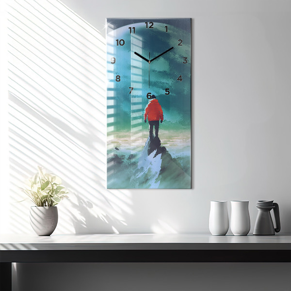 Orologio verticale L'uomo sulla luna