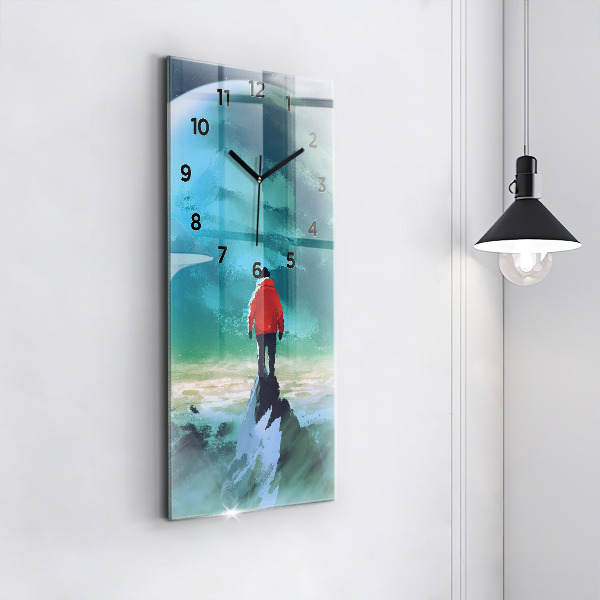 Orologio verticale L'uomo sulla luna