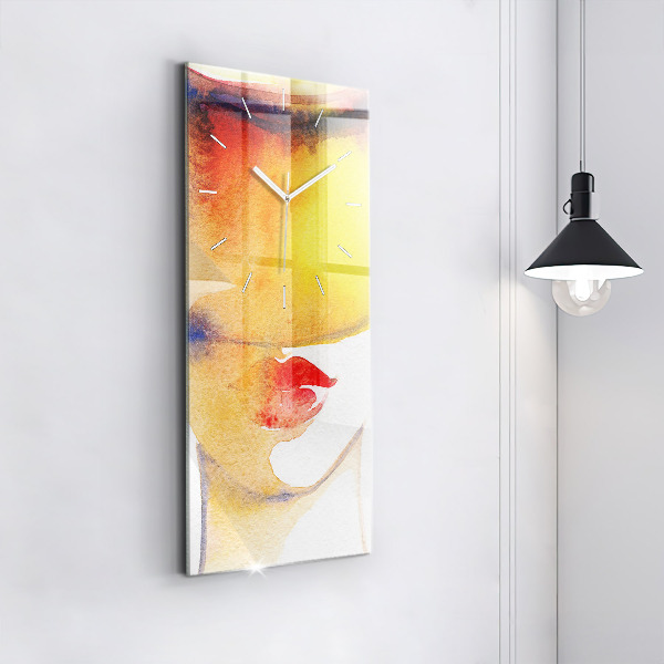 Orologio verticale Donna con cappello