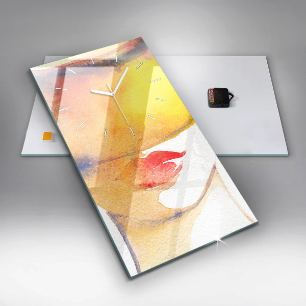 Orologio verticale Donna con cappello