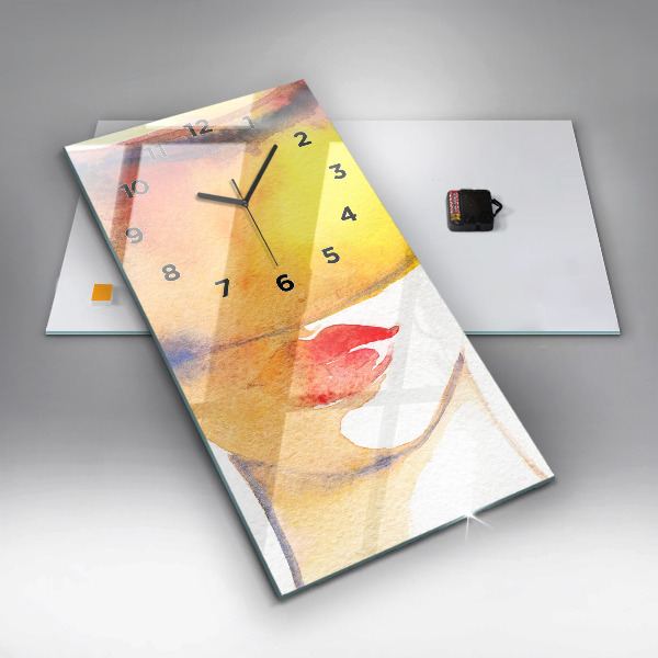 Orologio verticale Donna con cappello