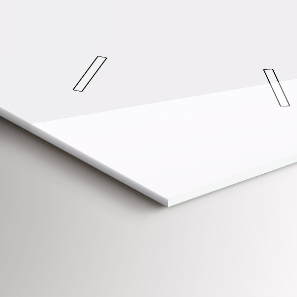 Orologio verticale Catene montuose astratte